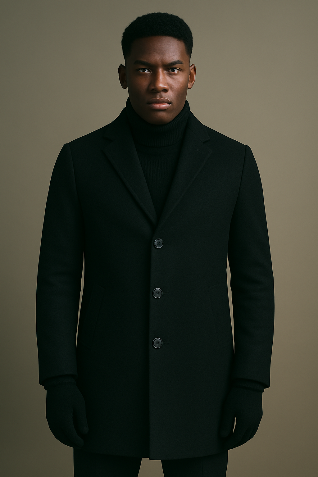 VISIONWEAR Woolmix Overcoat – LIGHT GREY