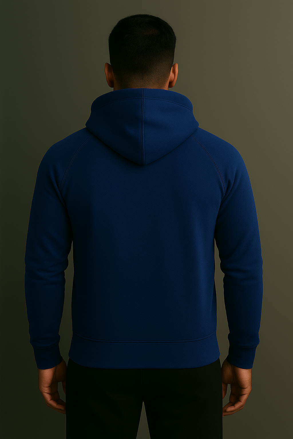 VISIONWEAR Luxe Zip Hoodie – MIDNIGHT BLUE